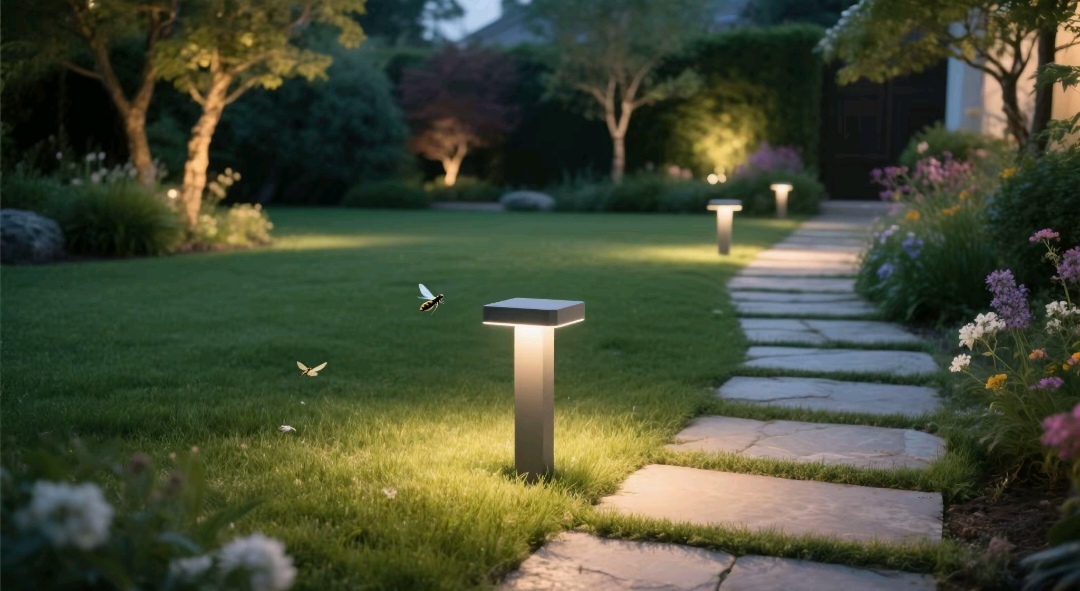 庭院美學(xué)新維度：極簡(jiǎn)主義南德太陽(yáng)能草坪燈重塑光影藝術(shù)