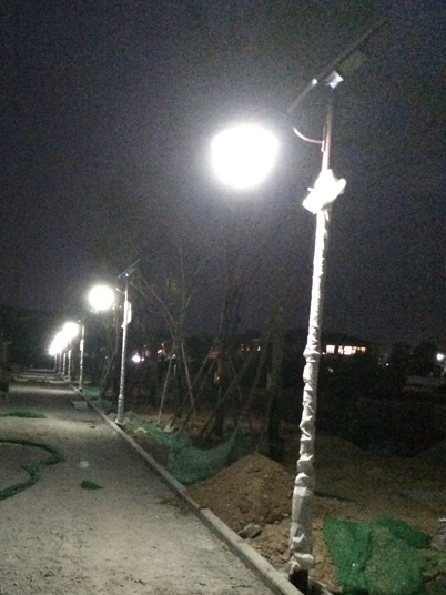 陜西省咸陽市太陽能路燈工程案例