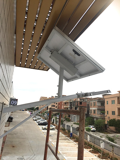 廣東省東莞市華科城創(chuàng)新島孵化園太陽能路燈工程案例