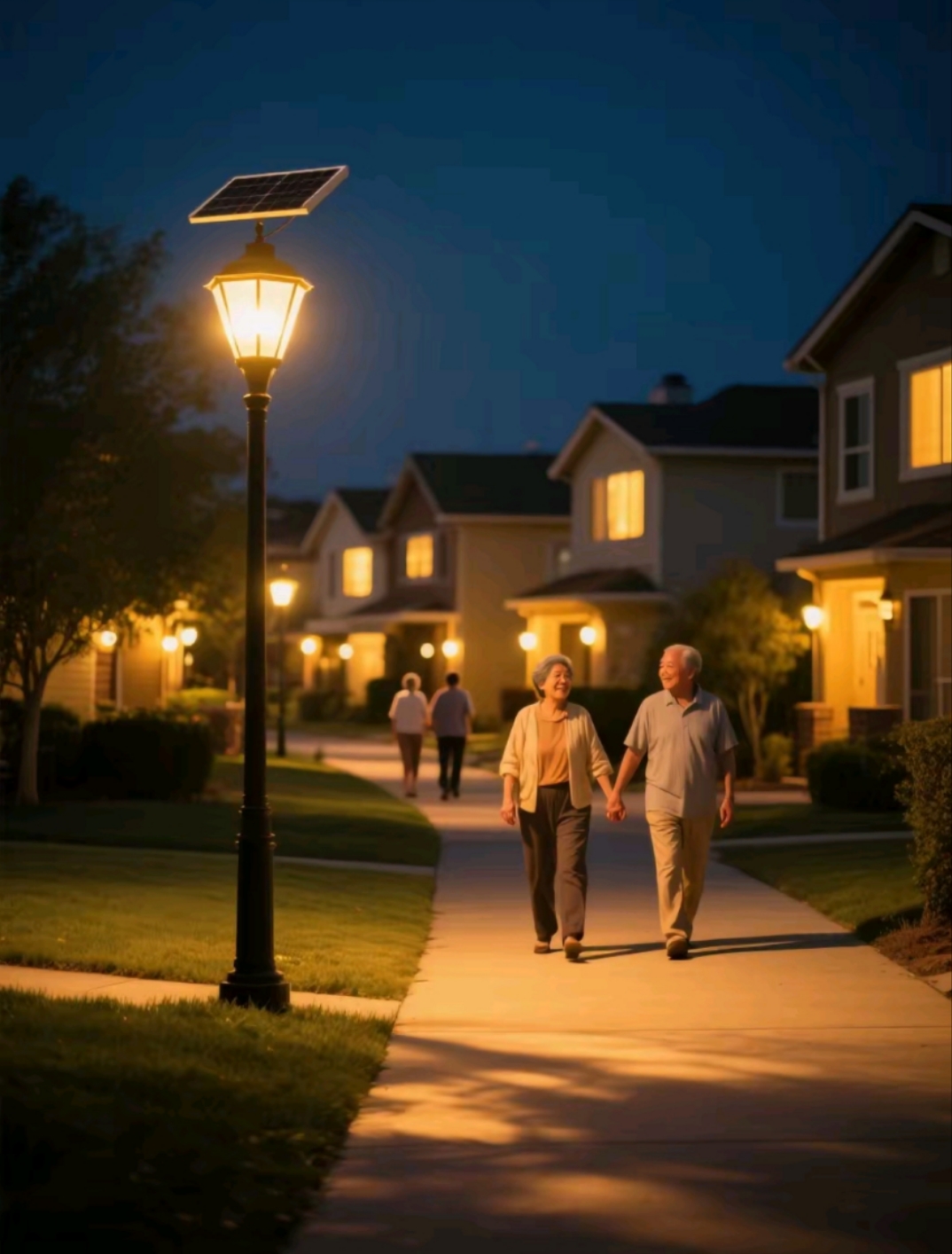 讓夜晚更有溫度——人性化太陽能路燈