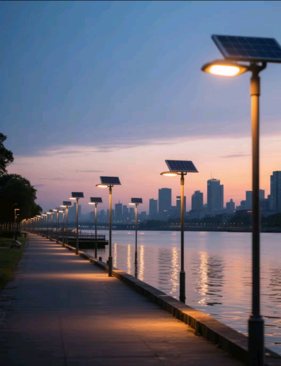 以日光為源，星光為伴——太陽(yáng)能路燈的自然照明之道