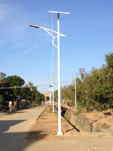 廣東惠州太陽(yáng)能LED路燈工程案例