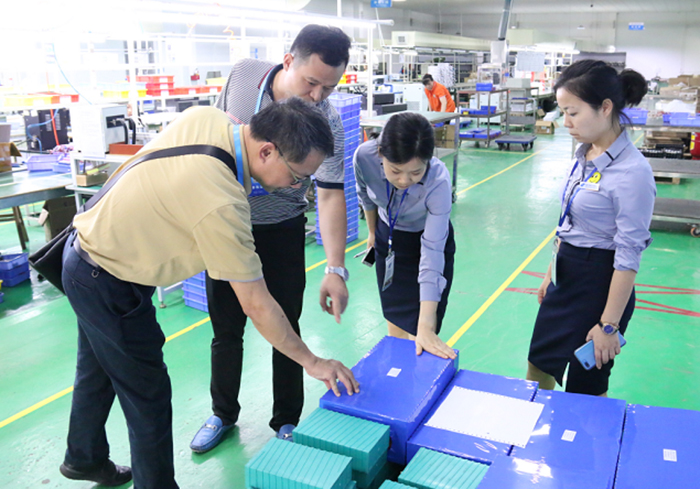 南德鋰電池生產(chǎn)車間