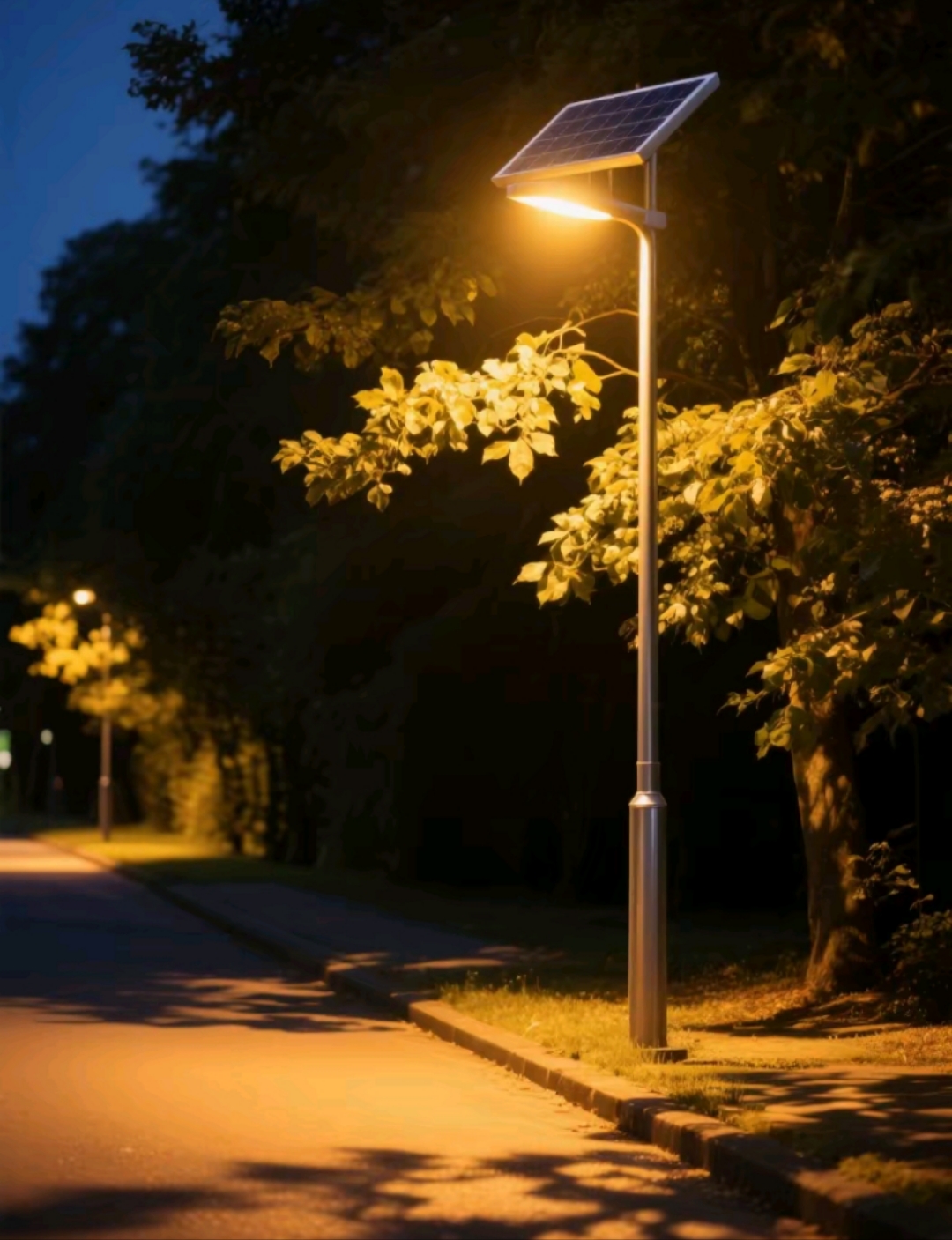 從日出到日暮：太陽(yáng)能路燈的全天候光能轉(zhuǎn)化與守護(hù)