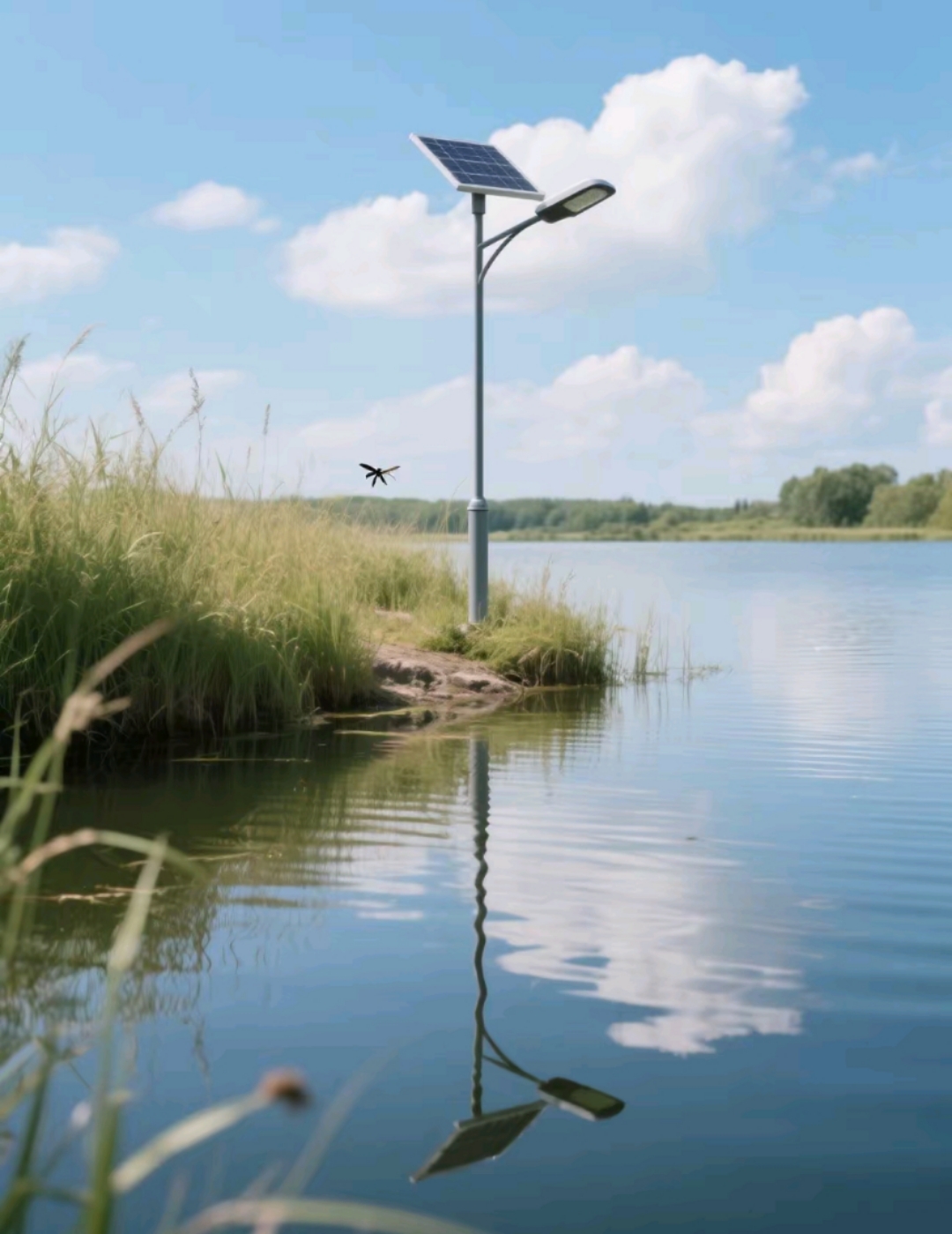 無(wú)需布線，光能自足：太陽(yáng)能路燈的便攜安裝與運(yùn)行