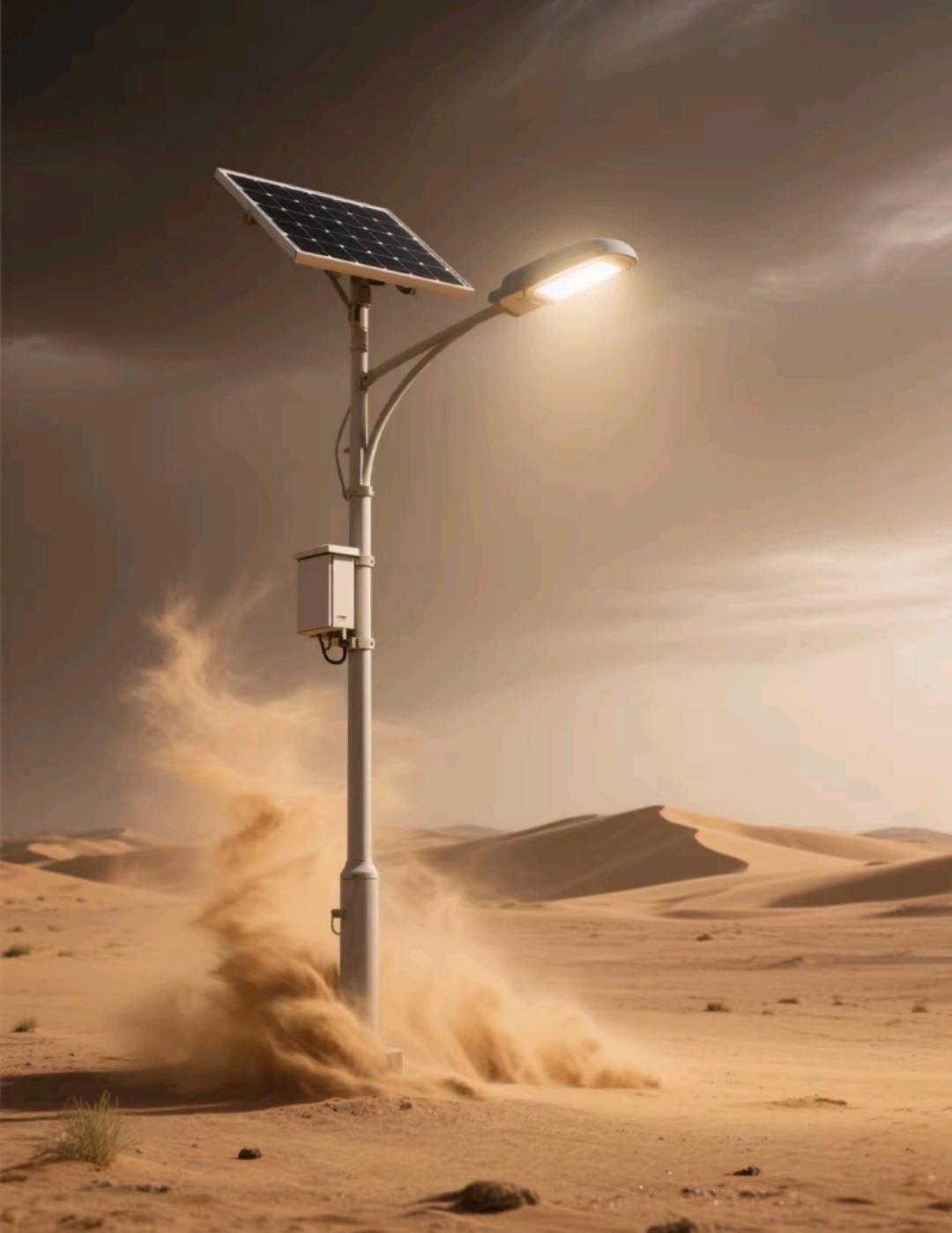 無懼黑夜的守護者——南德太陽能路燈全天候照明