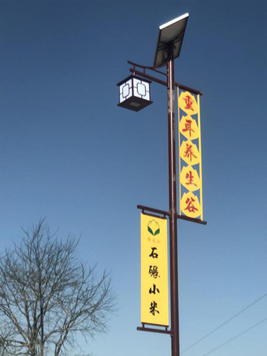陜西延安子長(zhǎng)縣重耳養(yǎng)生谷旅游景區(qū)太陽能路燈工程案例