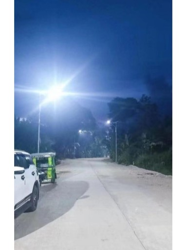 楊店鎮(zhèn)高祥村安裝太陽能路燈啦