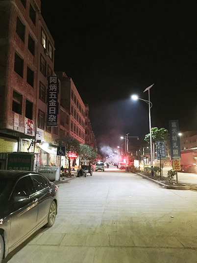 廣西梧州藤縣塘步鎮(zhèn)太陽能路燈工程案例