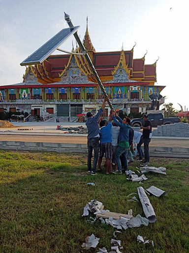太陽能一體化路燈在東南亞的應(yīng)用場景