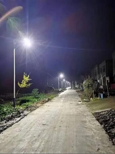 民生路燈項目成為一道美麗的風(fēng)景線