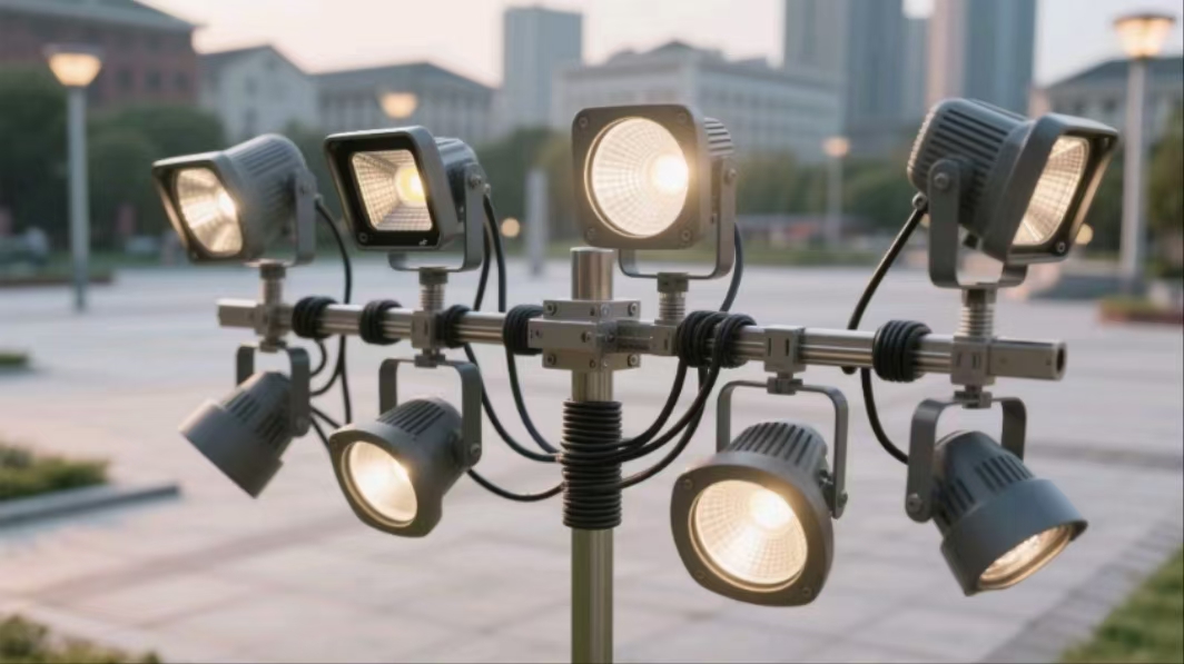 市政亮化工程省錢攻略：模塊化投光燈組網(wǎng)技術(shù)