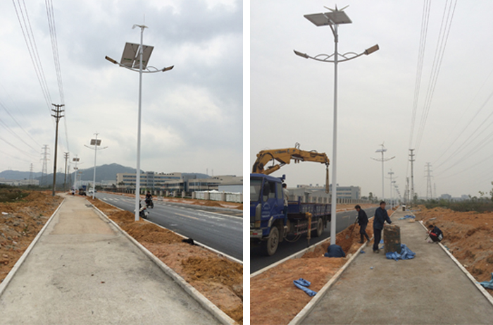 太陽能風(fēng)光互補路燈 廣東中山太陽能路燈 南德太陽能燈飾有限公司