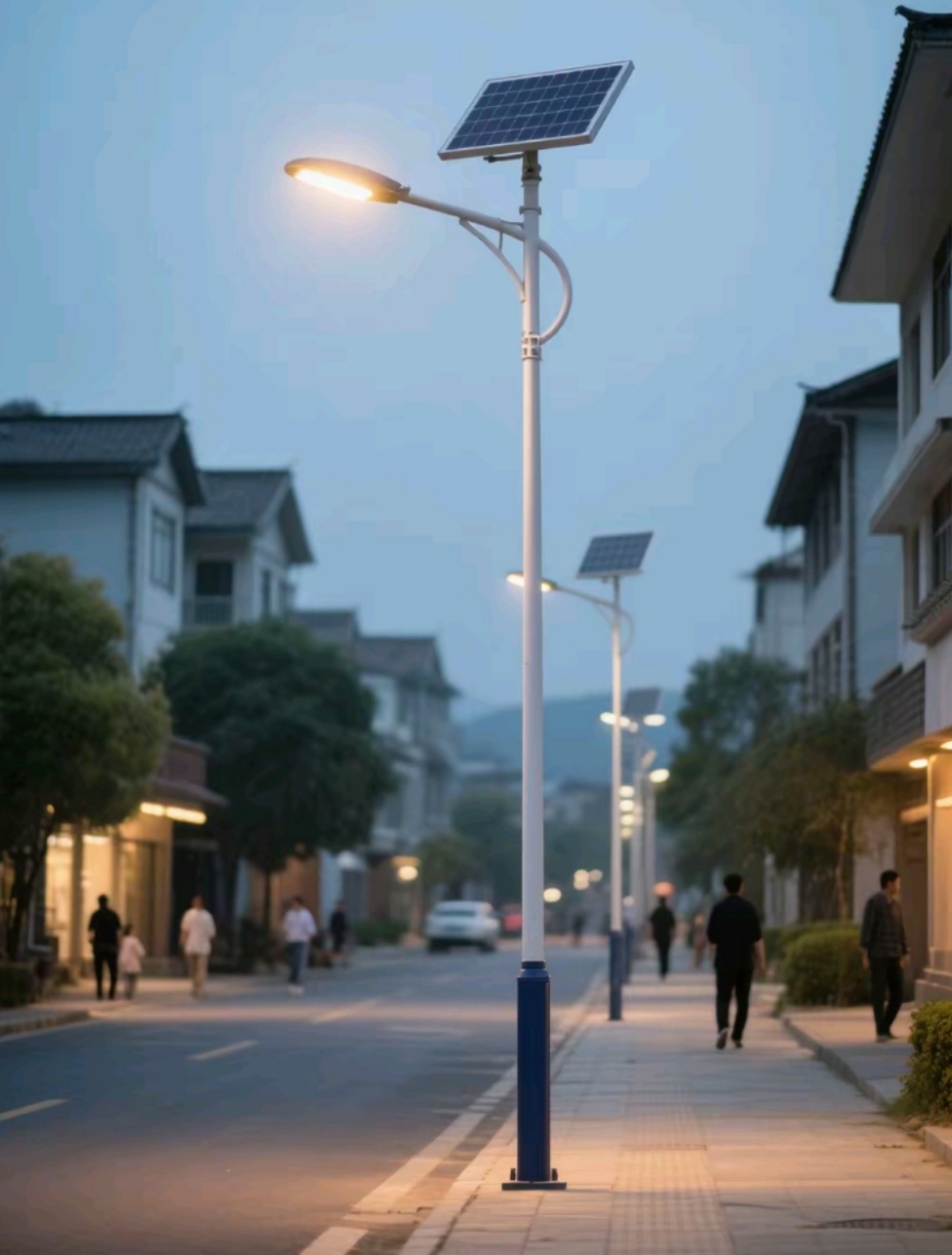 零負(fù)擔(dān)的照明方案——南德太陽能路燈輕松