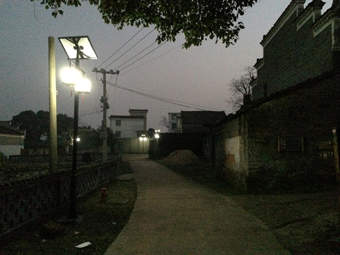 江西省吉安市吉水縣燕坊古鎮(zhèn)太陽能庭院燈