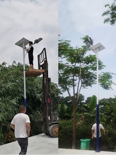 點(diǎn)亮”群眾出行路 路燈亮化暖民心