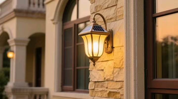 照亮角落新選擇：太陽能壁掛燈讓建筑更有溫度