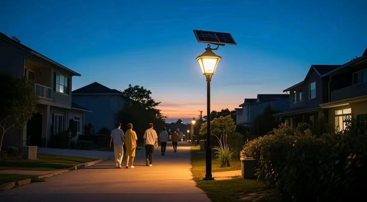告別電費(fèi)賬單，擁抱綠色光明：太陽(yáng)能路燈點(diǎn)亮生活