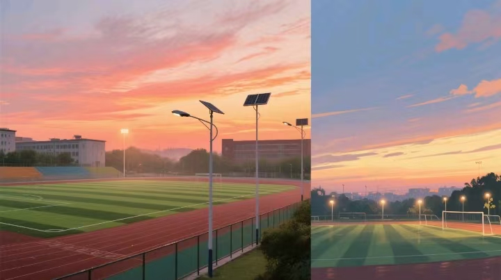 晝夜無縫銜接：校園運動區(qū)智慧照明新選擇