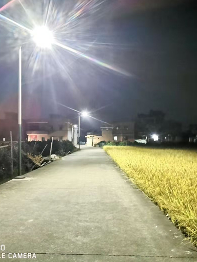 四川南充營(yíng)山：鄉(xiāng)村裝上太陽(yáng)能路燈 村民已不“打黑摸”