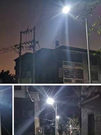 廣西省北流市新圩鎮(zhèn)河村6米太陽能路燈